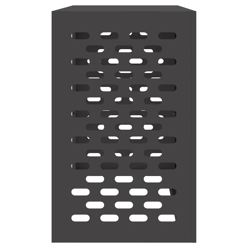 Air Conditioner Cover Black 110 x 50 x 80 cm Steel