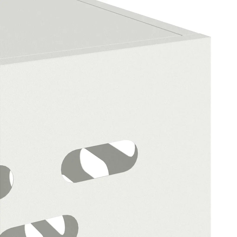 Air Conditioner Cover White 110 x 50 x 80 cm Steel