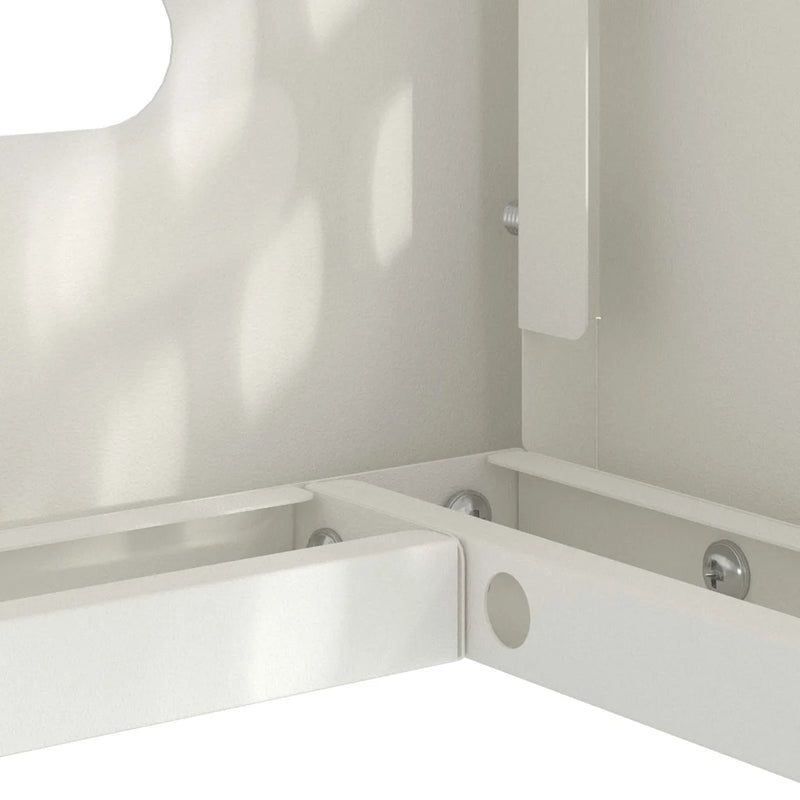 Air Conditioner Cover White 110 x 50 x 80 cm Steel