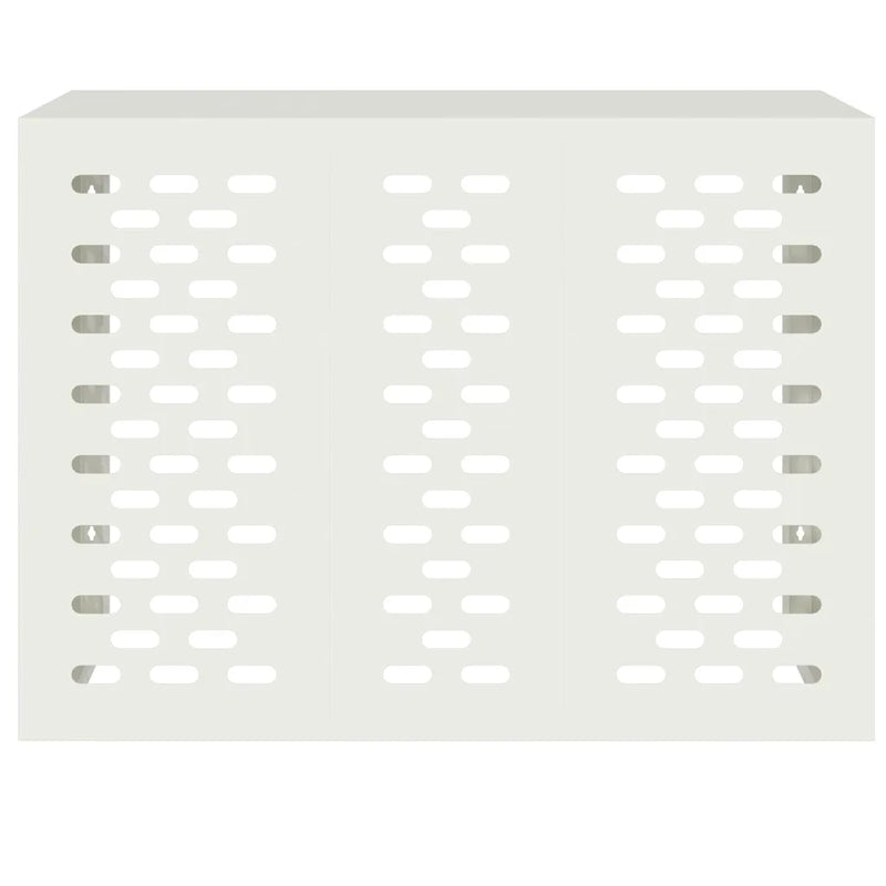 Air Conditioner Cover White 110 x 50 x 80 cm Steel