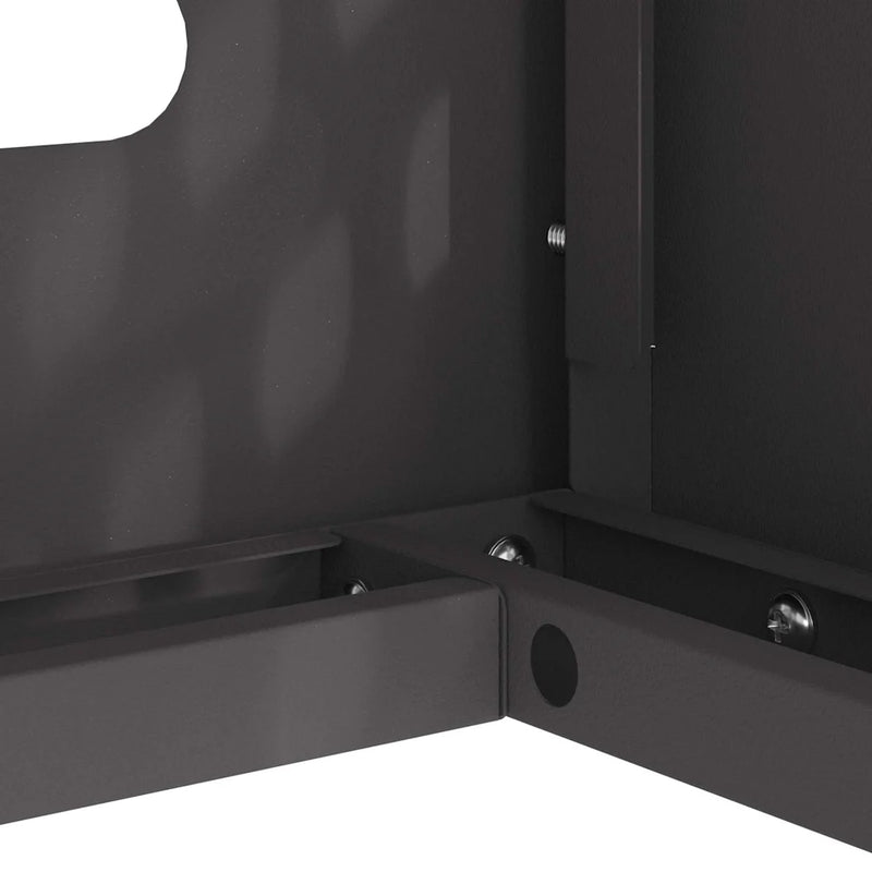 Air Conditioner Cover Black 110 x 50 x 105 cm Steel