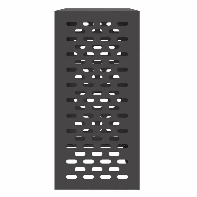 Air Conditioner Cover Black 110 x 50 x 105 cm Steel