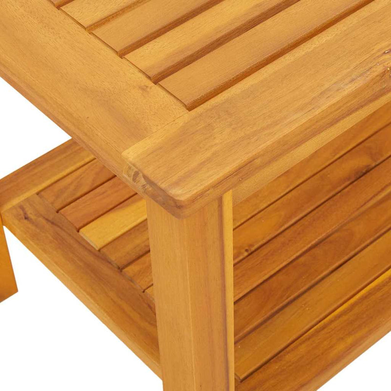 vidaXL Coffee Table Brown 70 x 40 x 45 cm Solid acacia wood