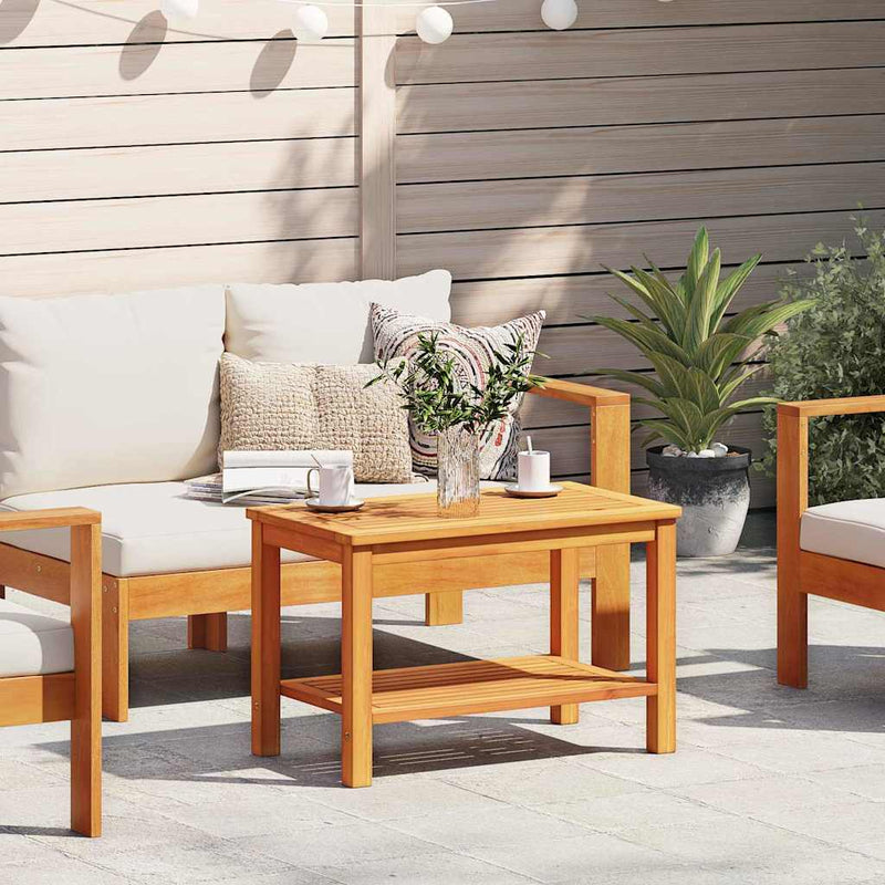 vidaXL Coffee Table Brown 70 x 40 x 45 cm Solid acacia wood