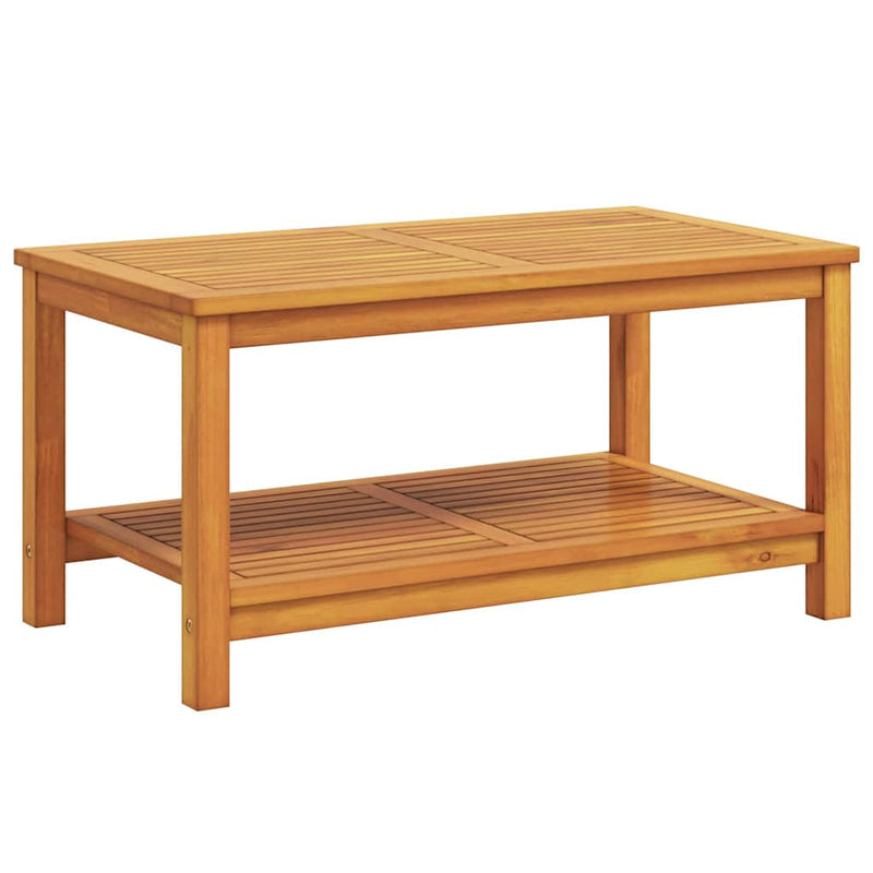 vidaXL Side Table Brown 90 x 50 x 45 cm Solid Acacia Wood