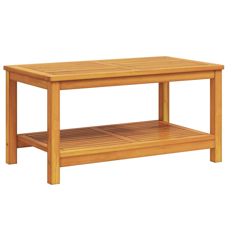 vidaXL Side Table Brown 90 x 50 x 45 cm Solid Acacia Wood