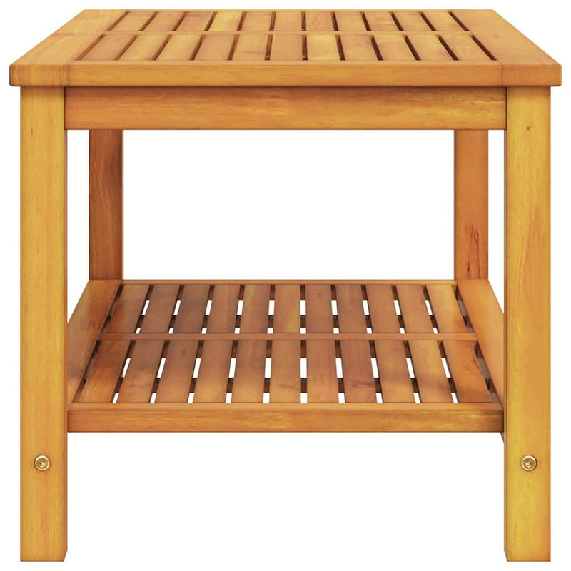 vidaXL Side Table Brown 90 x 50 x 45 cm Solid Acacia Wood