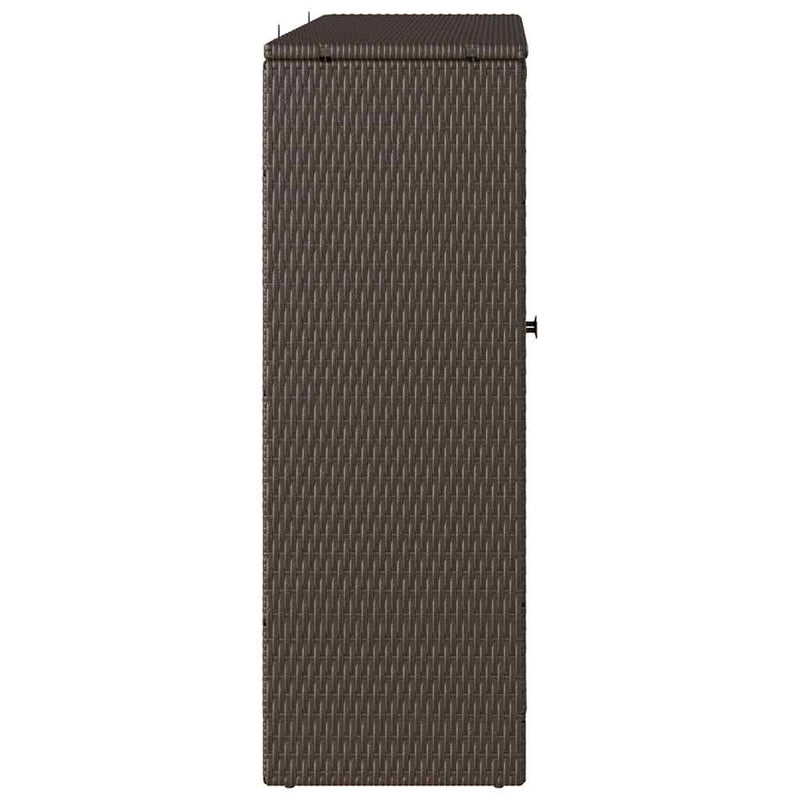 vidaXL Storage Cabinet with Shelf Brown 100 x 36 x 102 cm Rattan