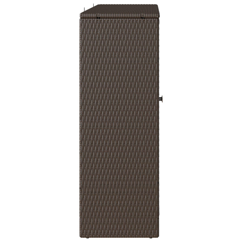 vidaXL Storage Cabinet with Shelf Brown 100 x 36 x 102 cm Rattan