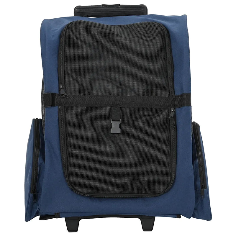 Pet Trolley 3-in-1 Design Blue 48x32x(57-106) cm Oxford Fabric