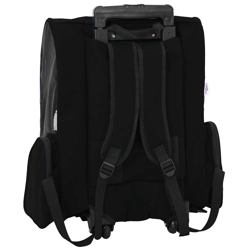 Pet Trolley 3-in-1 Design Black 48x32x(57-106) cm Oxford Fabric