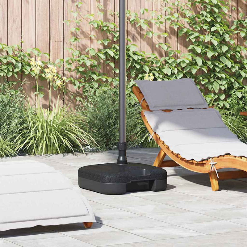 vidaXL Parasol Base Black 45 x 45 x 29,5 cm High-density polyethylene