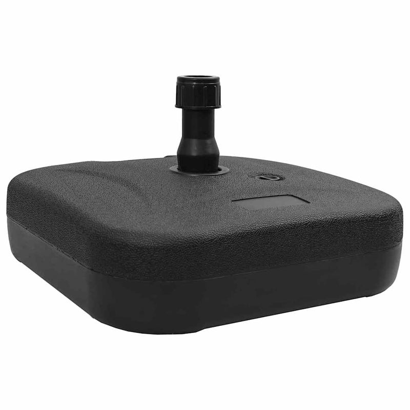 vidaXL Parasol Base Black 45 x 45 x 29,5 cm High-density polyethylene