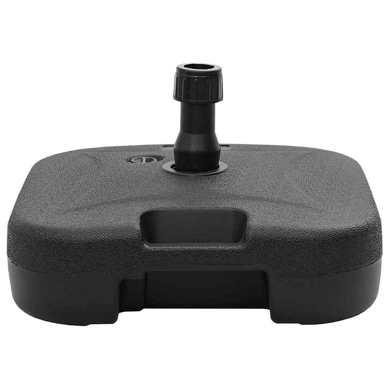 vidaXL Parasol Base Black 45 x 45 x 29,5 cm High-density polyethylene