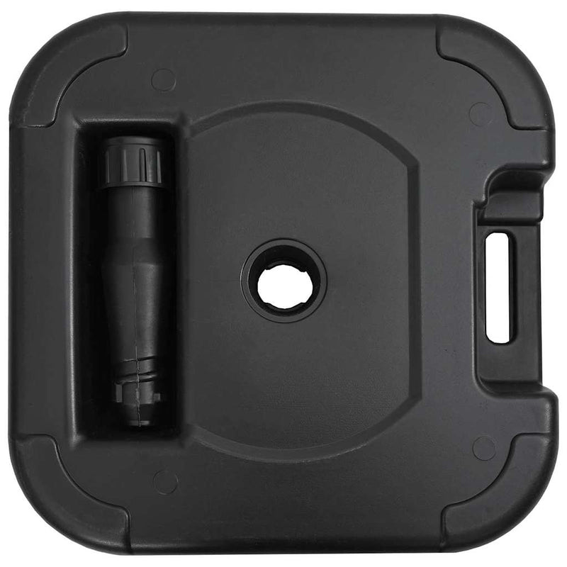 vidaXL Parasol Base Black 45 x 45 x 29,5 cm High-density polyethylene