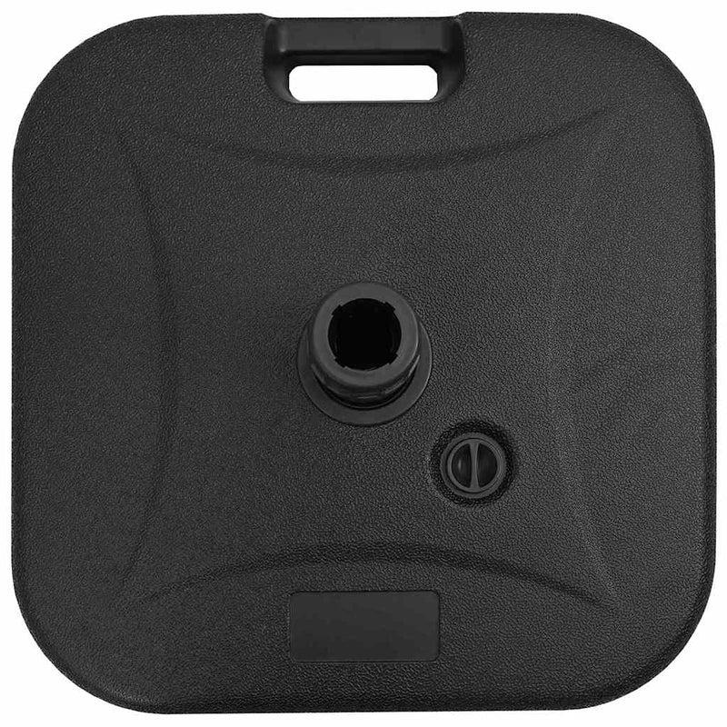 vidaXL Parasol Base Black 45 x 45 x 29,5 cm High-density polyethylene