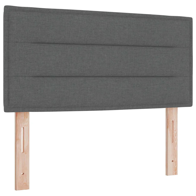 Headboard with Headboard Dark Grey 100 cm Faux Leather
