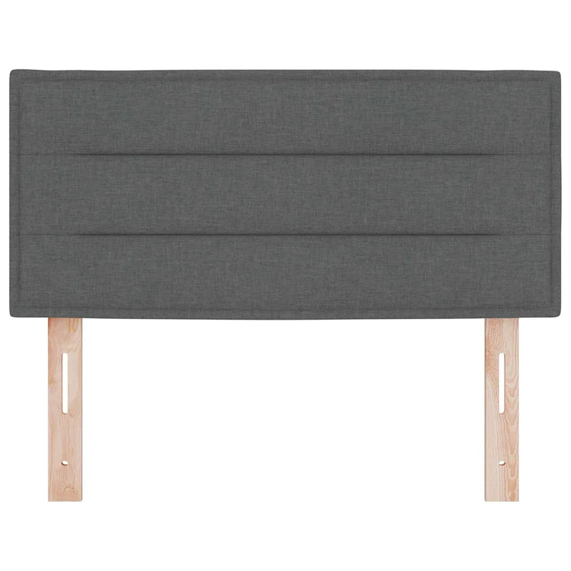 Headboard with Headboard Dark Grey 100 cm Faux Leather
