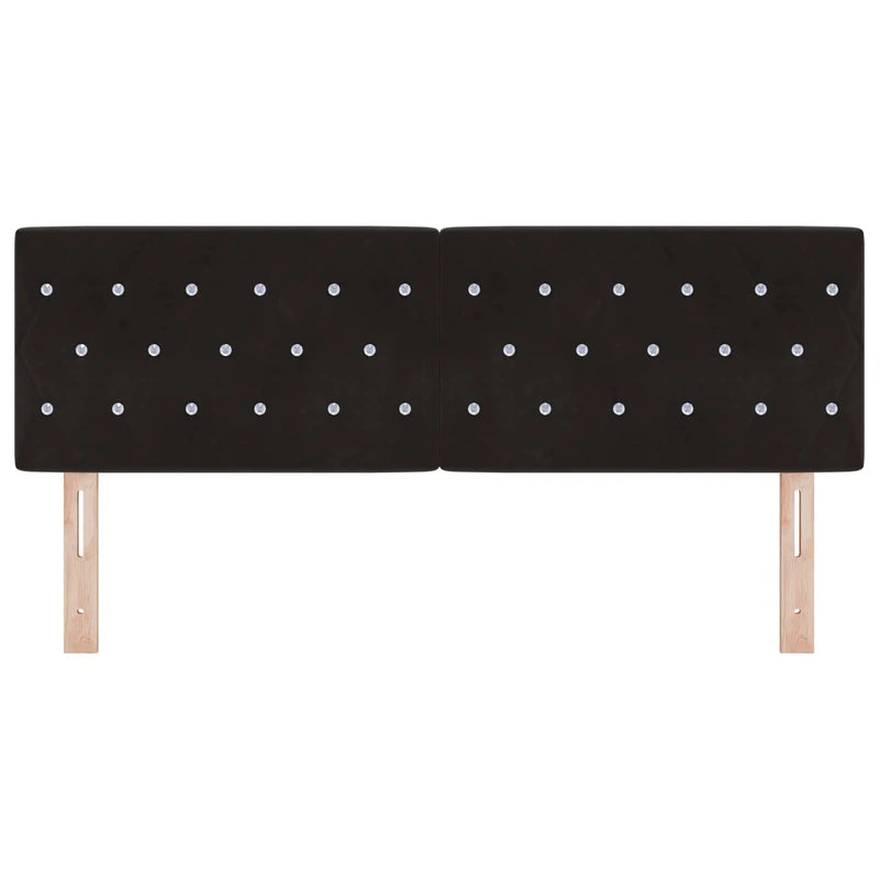 Headboard with Headboard Black 160 cm Faux Leather