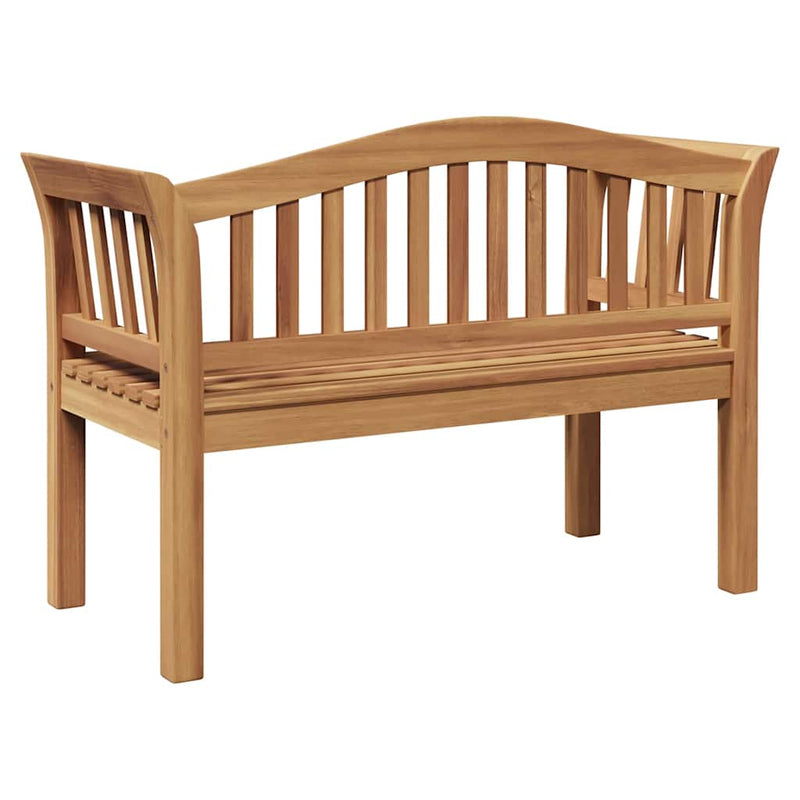 vidaXL Garden Bench Brown 120 x 53.5 x 85 cm Solid teak wood