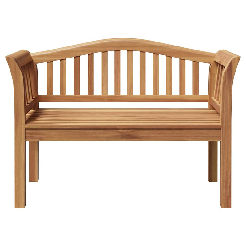 vidaXL Garden Bench Brown 120 x 53.5 x 85 cm Solid teak wood