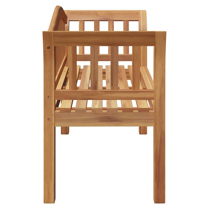 vidaXL Garden Bench Brown 120 x 53.5 x 85 cm Solid teak wood