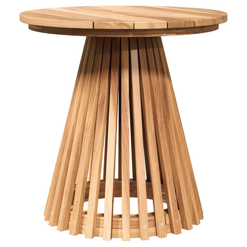 vidaXL Garden Side Table Brown 50 x 50 x 49.5 cm Solid teak wood