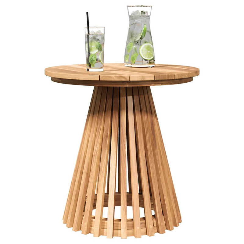 vidaXL Side Table Brown 50 x 50 x 49,5 cm Solid Teak Wood