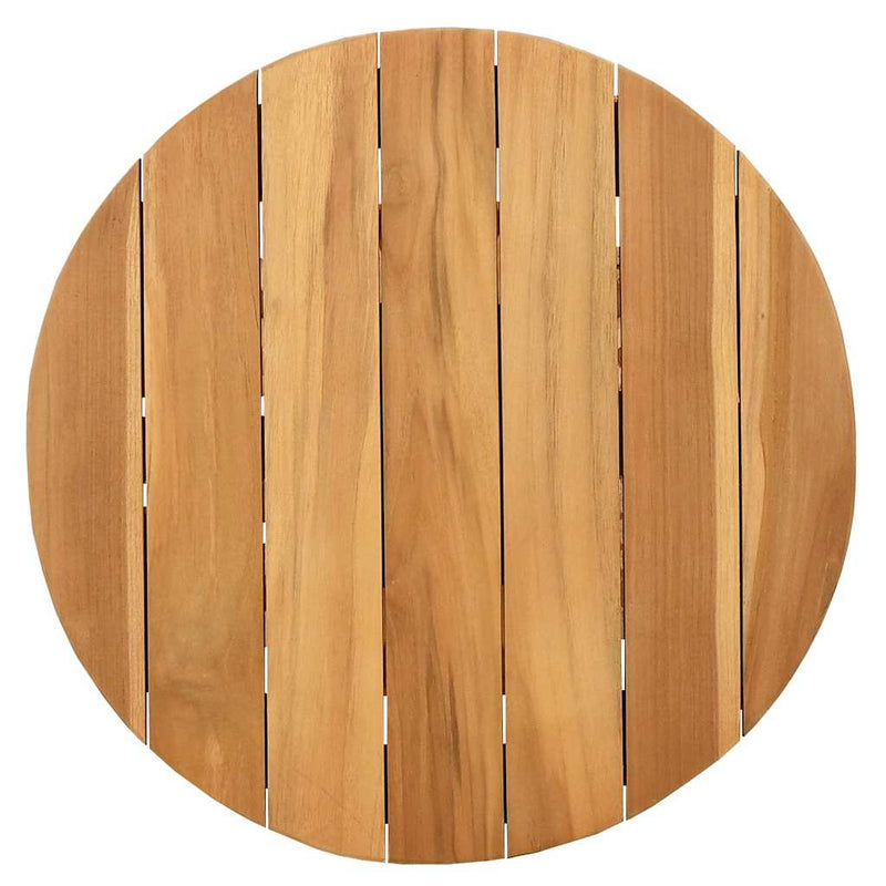 vidaXL Side Table Brown 50 x 50 x 49,5 cm Solid Teak Wood
