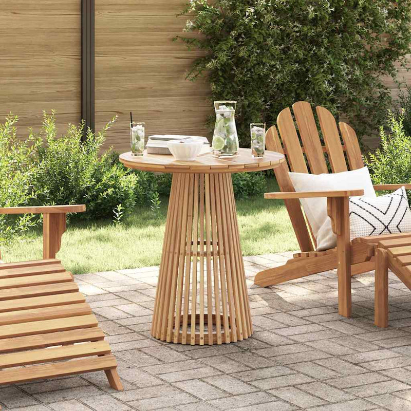 vidaXL Garden Dining Table Brown 70 x 70 x 75 cm Solid teak wood