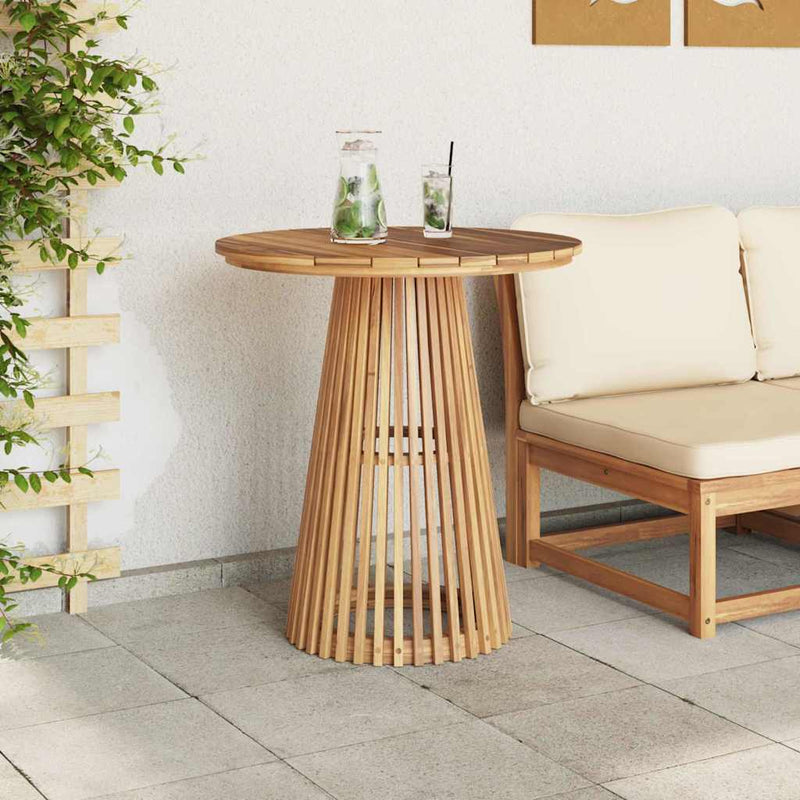 vidaXL Garden Dining Table Brown 70 x 70 x 75 cm Solid teak wood