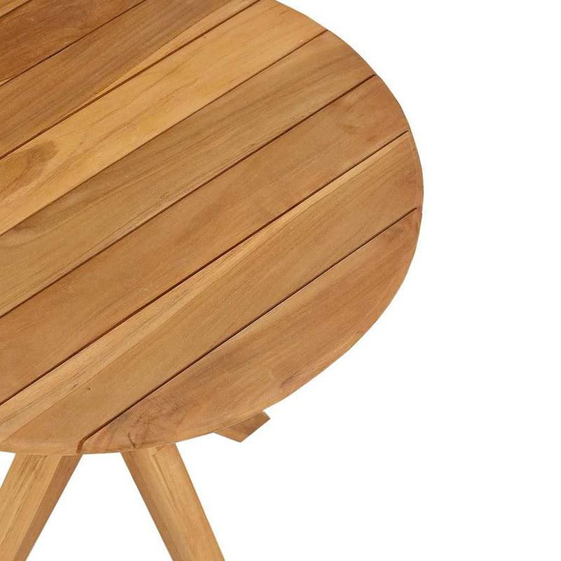 vidaXL Coffee Table Brown 55 x 55 x 51 cm Solid teak wood