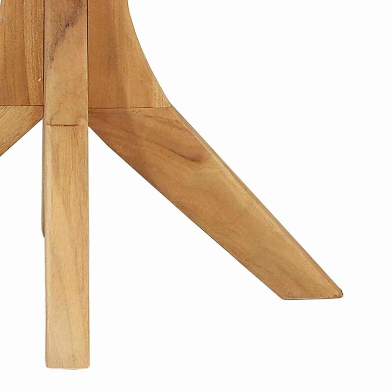 vidaXL Coffee Table Brown 55 x 55 x 51 cm Solid teak wood