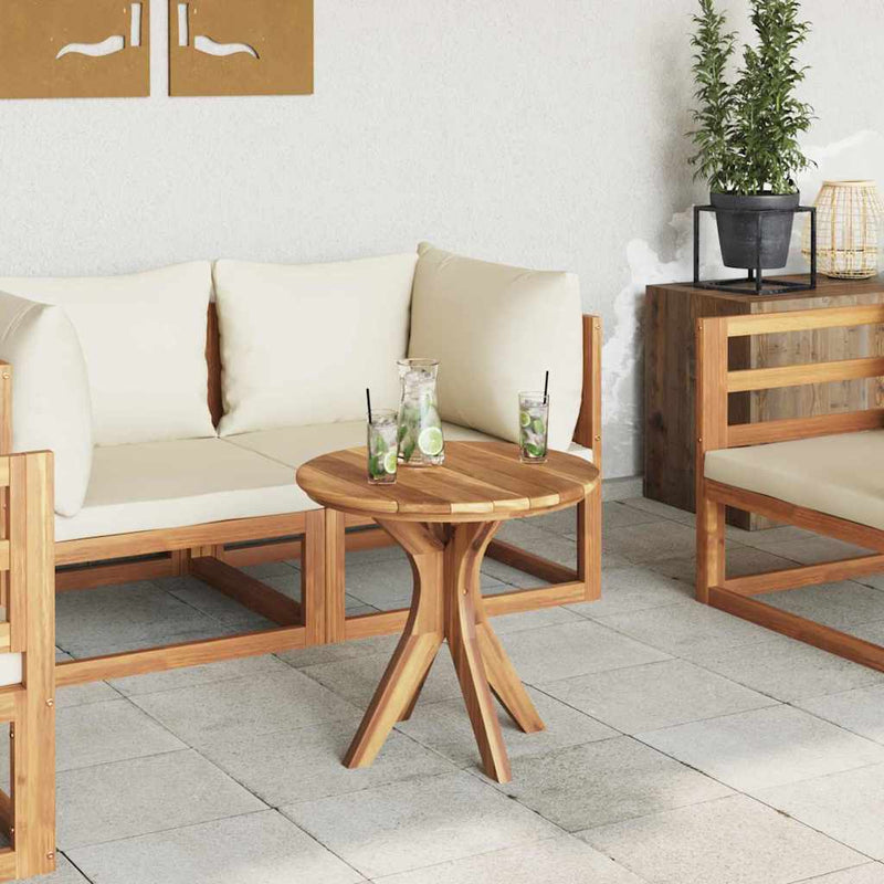 vidaXL Coffee Table Brown 55 x 55 x 51 cm Solid teak wood