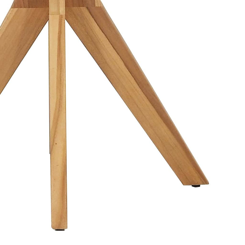 vidaXL Bistro Table Brown 70 x 70 x 75 cm Solid teak wood