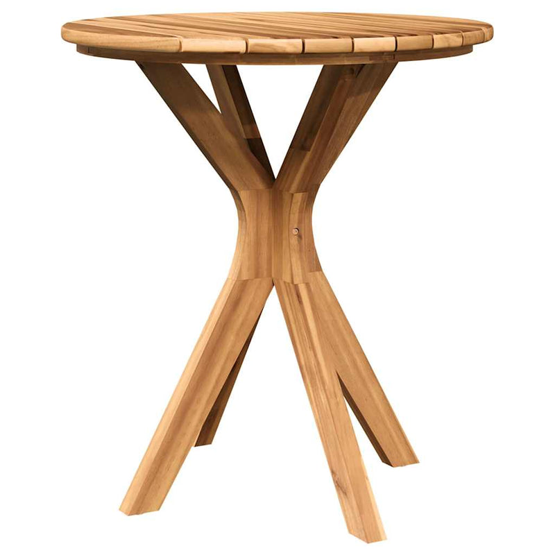 vidaXL Bistro Table Brown 70 x 70 x 75 cm Solid teak wood
