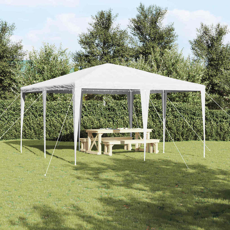 vidaXL Party Tent White 400 x 400 x 266 cm Polyethylene and Steel