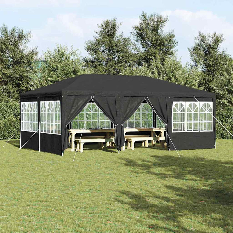 vidaXL Party Tent Anthracite 600 x 400 x 266 cm Polyethylene