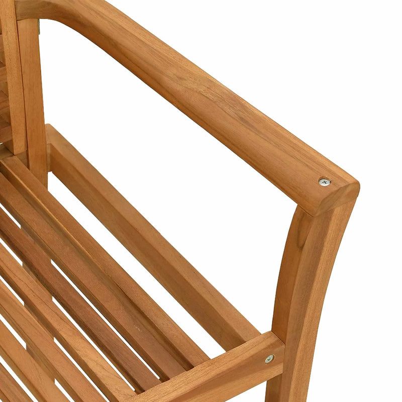 Dining Chair 4 pcs Brown 62 x 55 x 94 cm Solid Teak Wood