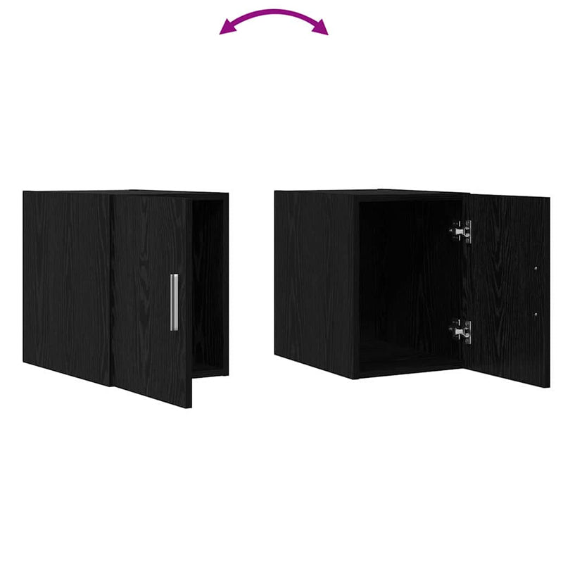 Wall-Mounted Cabinet Wall-mounted Black Oak 30 x 42.5 x 39.5 cm