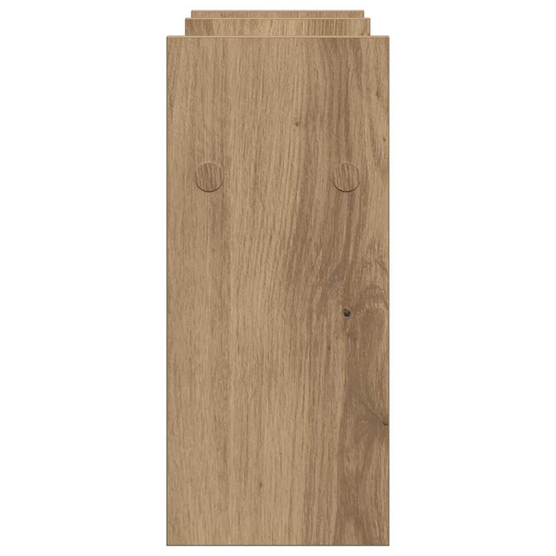 vidaXL Desk Organiser Artisan Oak 34,5 x 15,5 x 35,5 cm