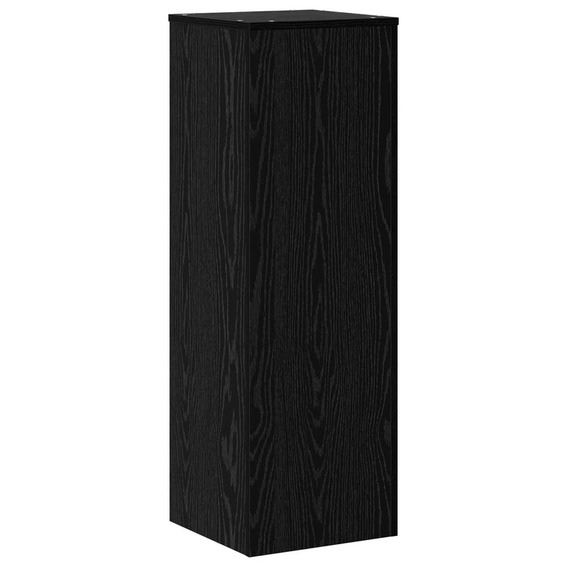 Plant Stand Black Oak 33 x 33 x 100 cm Engineered wood