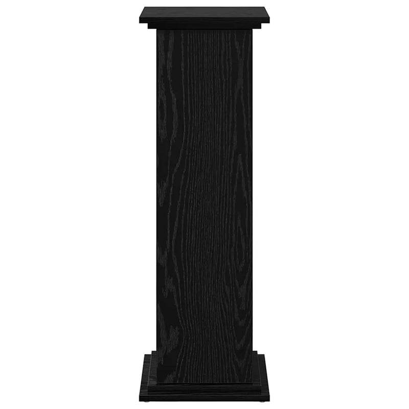 Display Stand Black Oak 31 x 30 x 90 cm Engineered wood
