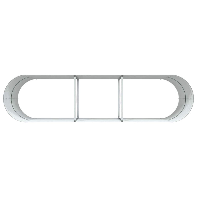 vidaXL Garden Raised Bed Green 320 x 80 x 81 cm Steel