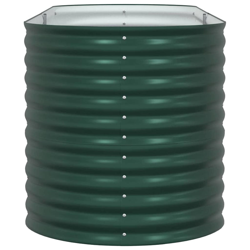 vidaXL Garden Raised Bed Green 240 x 80 x 81 cm Steel