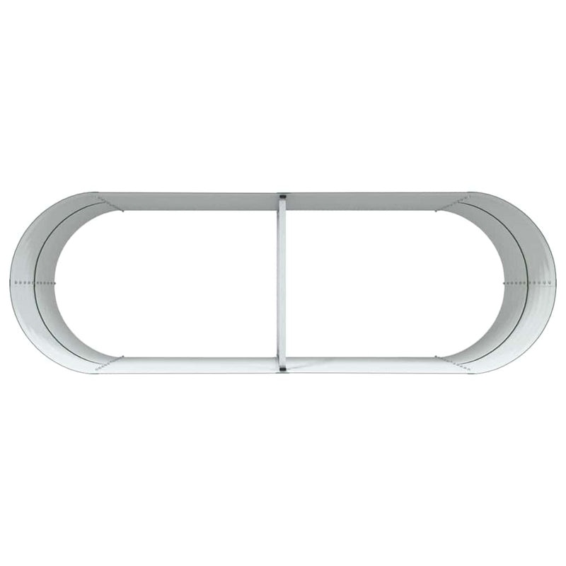 vidaXL Garden Raised Bed Green 240 x 80 x 81 cm Steel