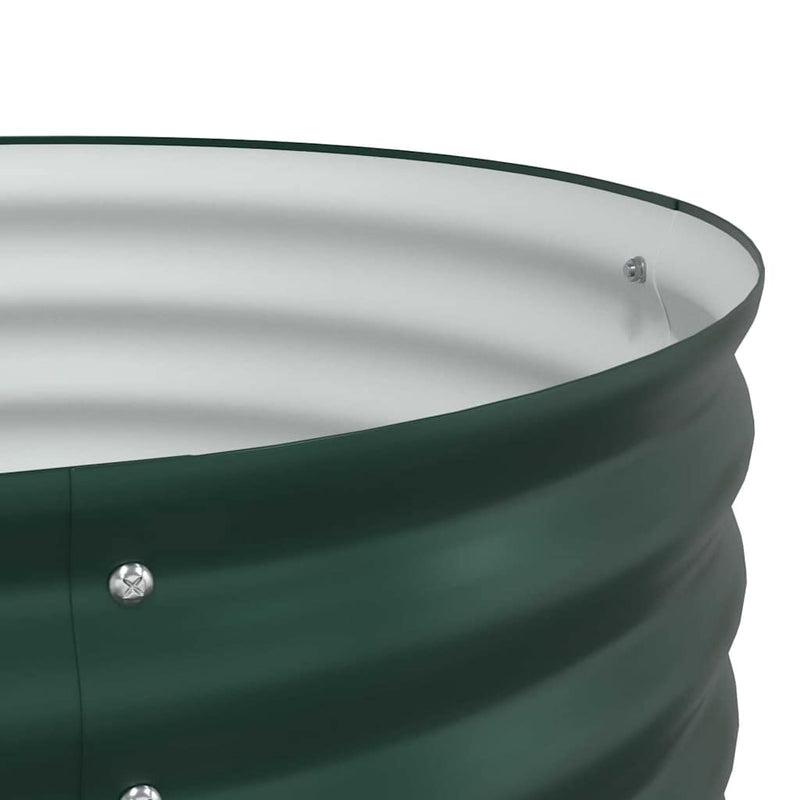 vidaXL Garden Raised Bed Green 160 x 80 x 81 cm Steel