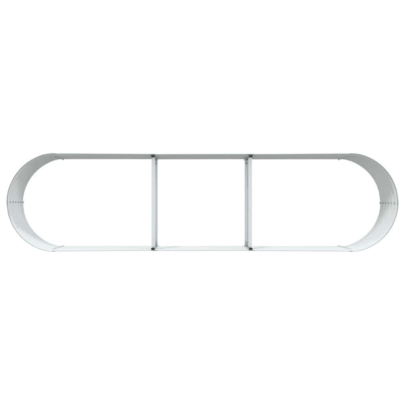 vidaXL Garden Raised Bed Green 320 x 80 x 44 cm Steel