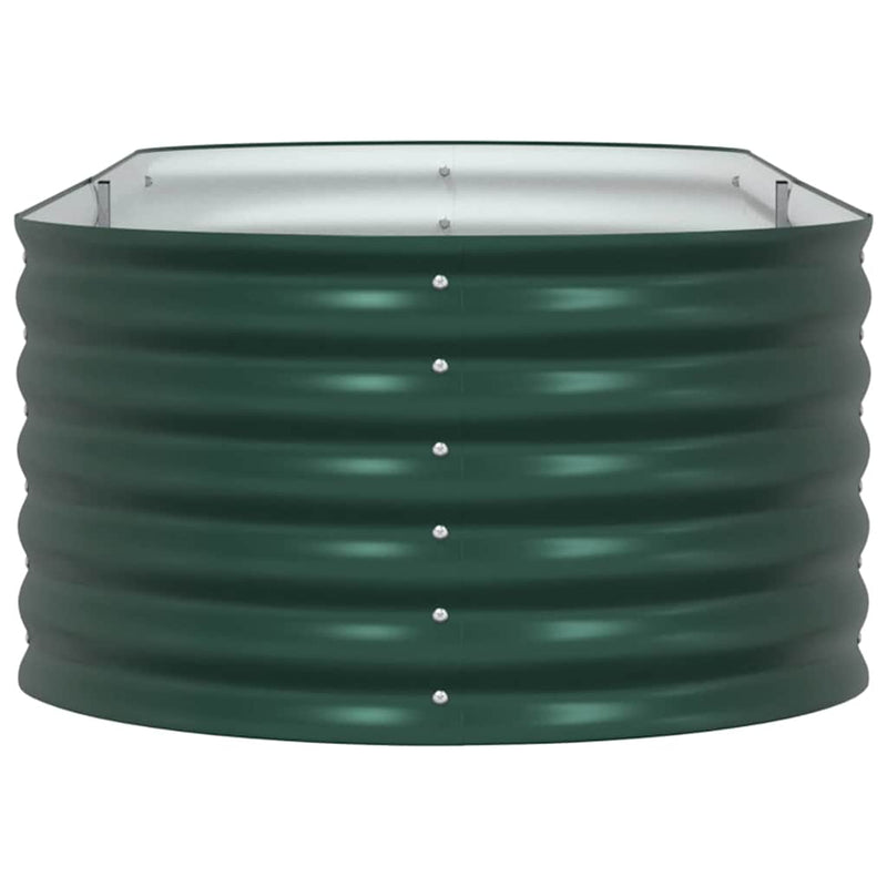 vidaXL Garden Raised Bed Green 240 x 80 x 44 cm Steel