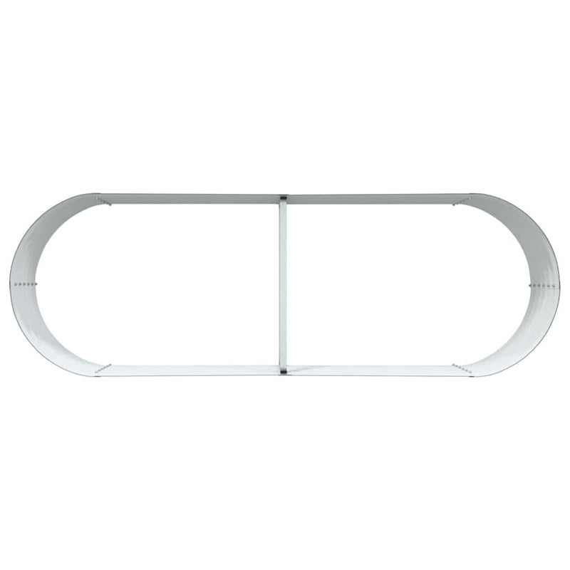 vidaXL Garden Raised Bed Green 240 x 80 x 44 cm Steel